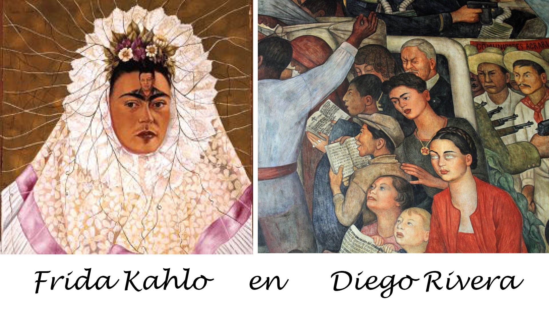 Frida Kahlo en Diego Rivera