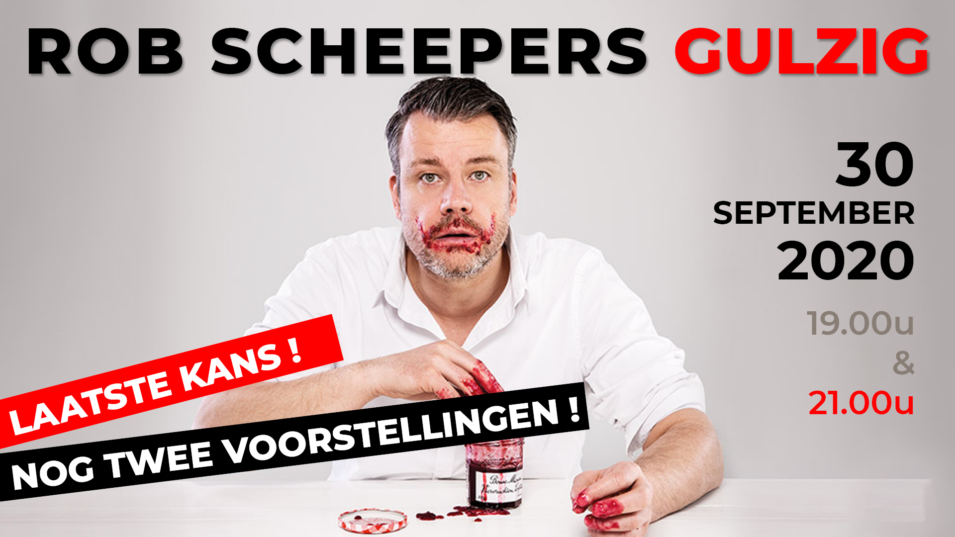 Rob Scheepers 'Gulzig' 21.00u